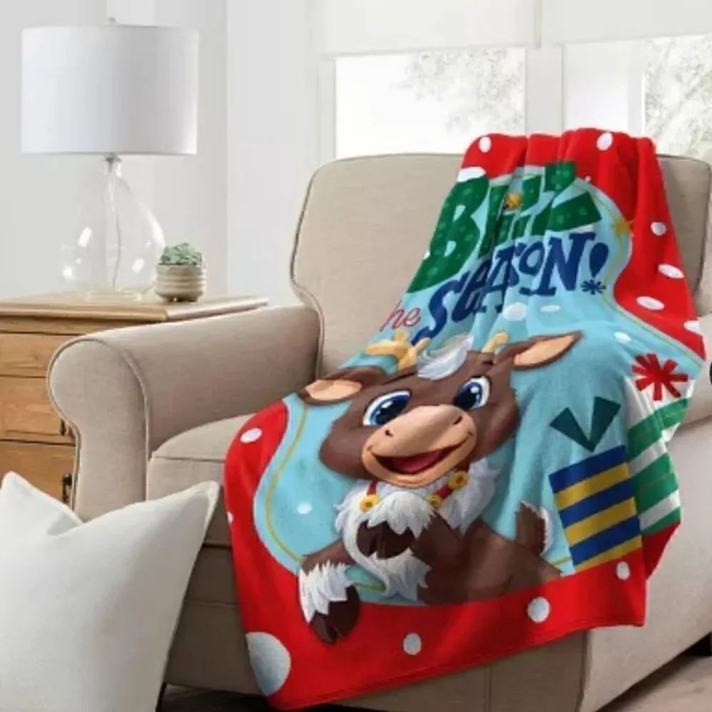 Nwt Reindeer in Here Blizz the Season Micro Throw